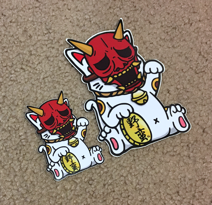 Oni Neko *Oil slick holo AVAILABLE