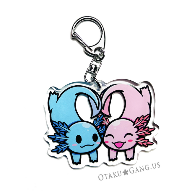 Axol Heart Keychain