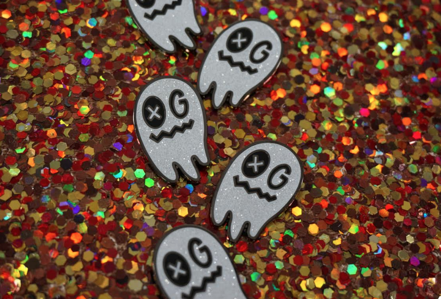 OGhost Enamel Pin