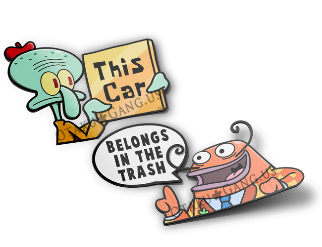 Trash Car 2 Sticker Set